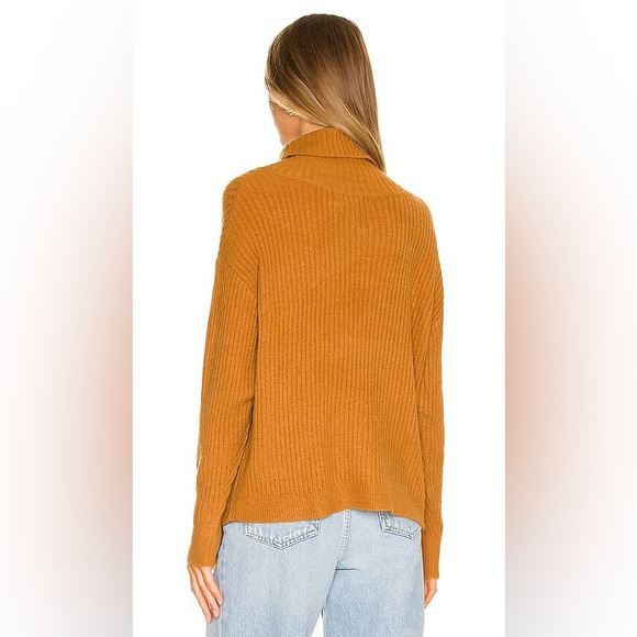 Gabe Sweater in Cognac John & Jenn by Line - Picture 2 of 5